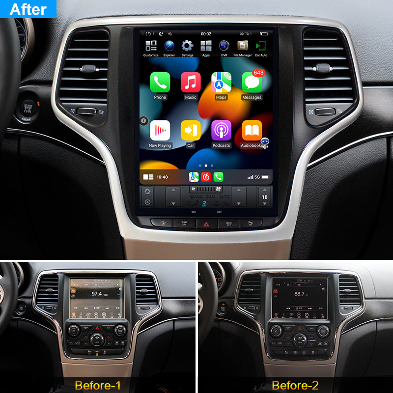 Install a JeeP Grand Cherokee 2014-2019 Vertical Screen Like a Pro!