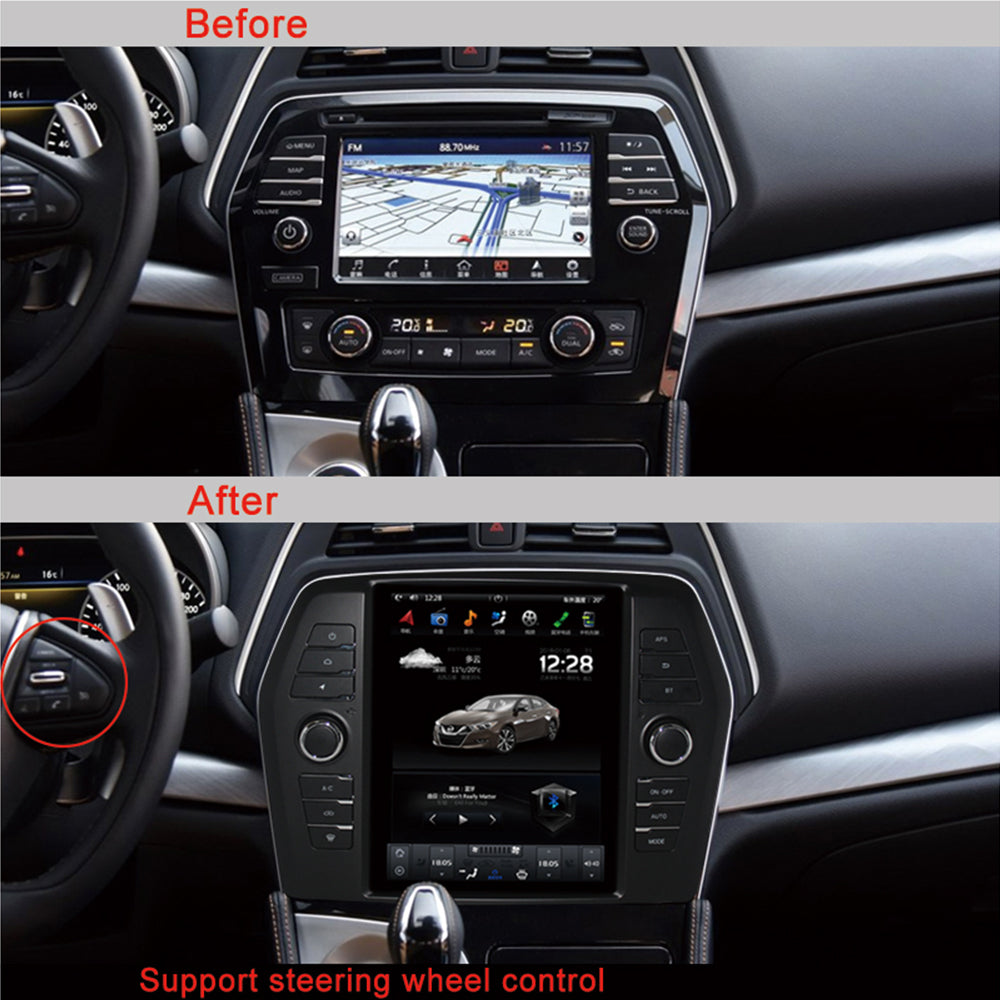 Nissan Sigma 2016 - 10.4” Tesla Style Screen Loading Guide