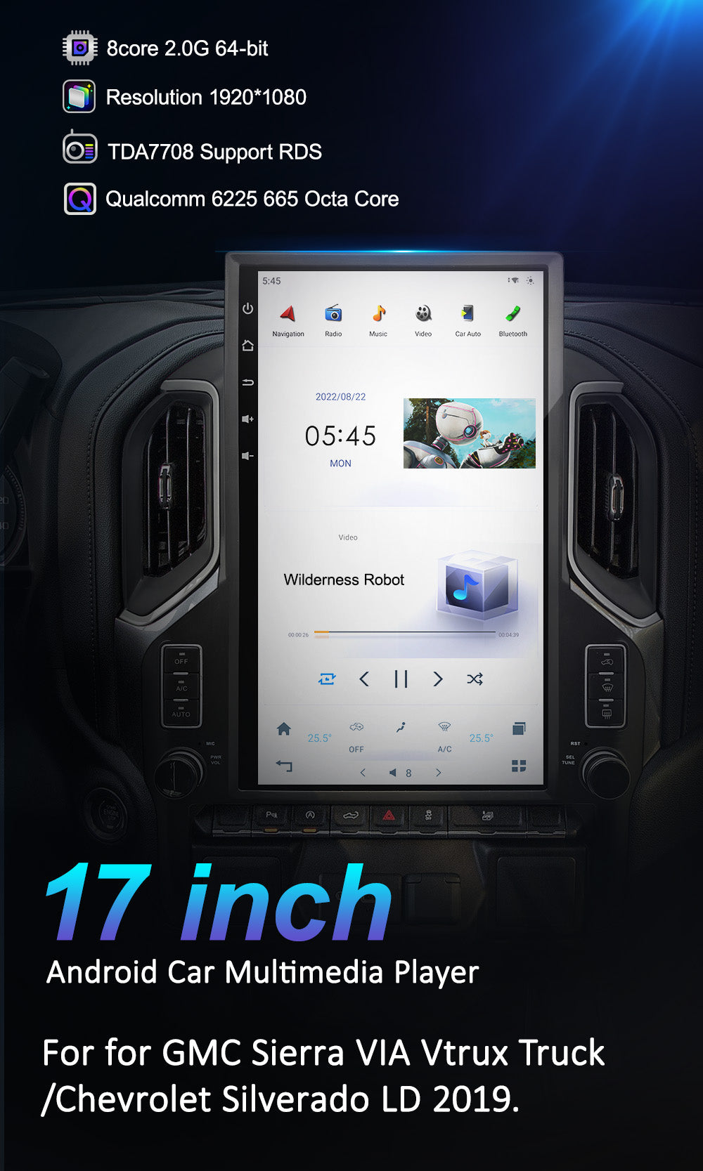 Android Tesla Style Screen