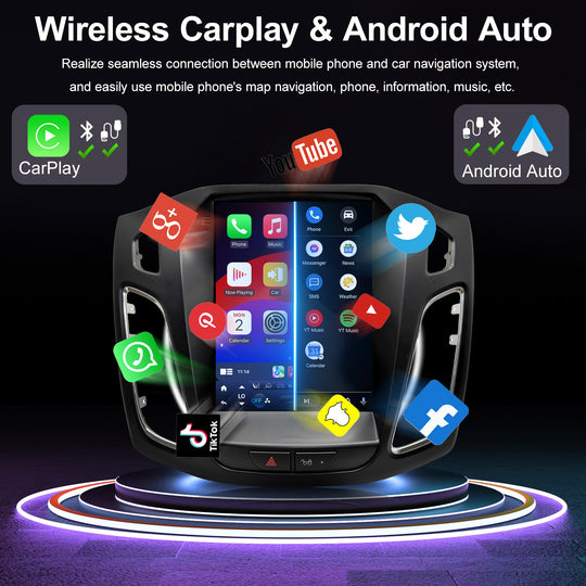 KSPIV | 10.4 Inch |  FORD Focus| Car Radio |  2012-2018 | Android 13  Headunit