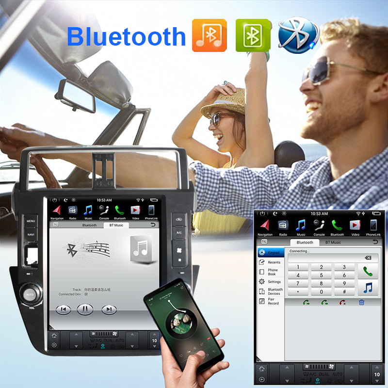 KSPIV Android Tesla Style Car Radio For TOYOTA PRADO / LC150 / PRADO 150 2014-