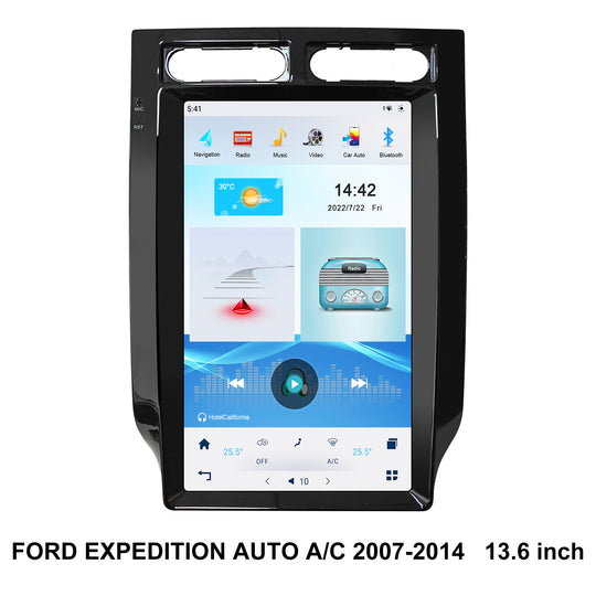 KSPIV | FORD EXPEDITION | Car Stereo Radio | AUTO A/C | 2007-2014 | Android 13