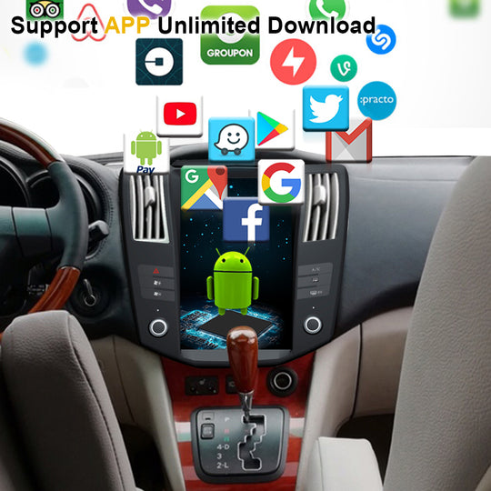 KSPIV | Lexus RX300 RX330 RX350 RX400H | 12.1 inch Tesla Style Screen | Car Radio | 2004-2008