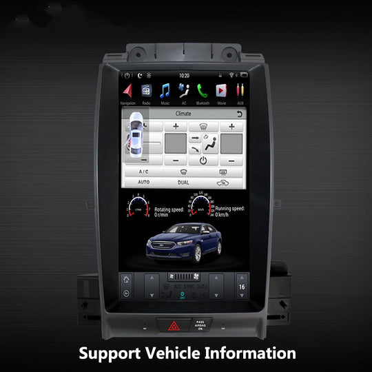 KSPIV | Ford Taurus 2012-2016 | Android 13 |Tesla Style Screen | Car GPS Navigation Radio