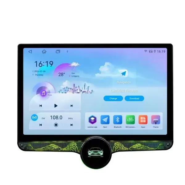  11.8 Inch Touch Screen Universal Stereo 