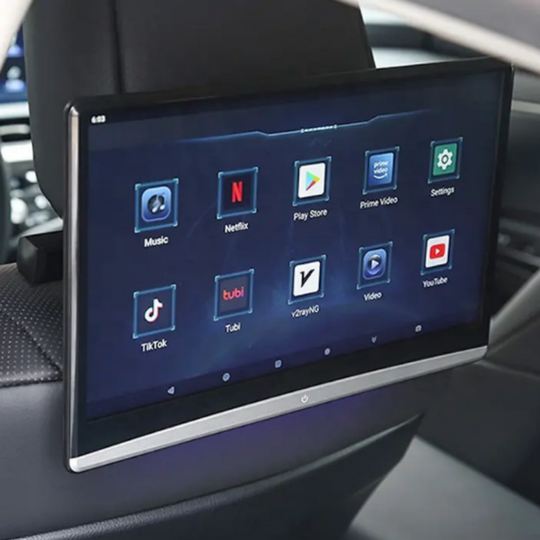 KSPIV 13.3 inch Car Headrest Monitor Hd Touch Screen Simple Installation For Car Rear Seat Player