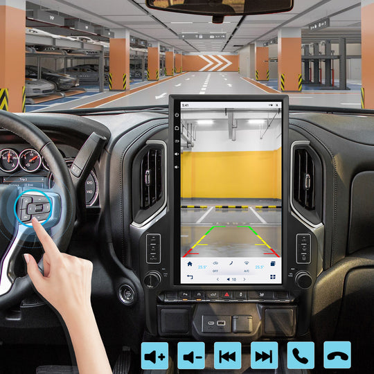 17" | GMC Sierra Chevrolet Silverado | 2019-2023 | Android 13 | Tesla Screen Car Radio