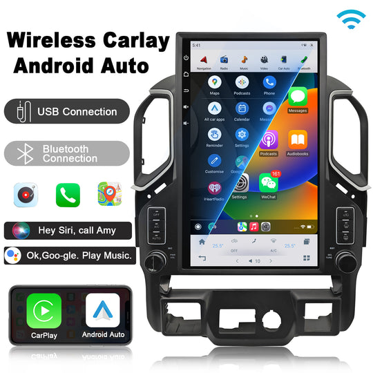 17" | GMC Sierra Chevrolet Silverado | 2019-2023 | Android 13 | Tesla Screen Car Radio