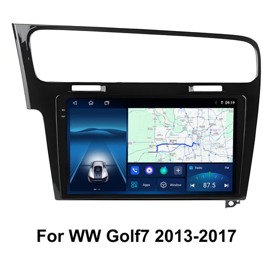 10.1 Inch Touch Screen for VW Golf 7 2013-2017 Radio, Android Car Stereo with Carplay Android Auto in Dash GPS Navigation Bluetooth WIFI FM Steering Wheel Controls