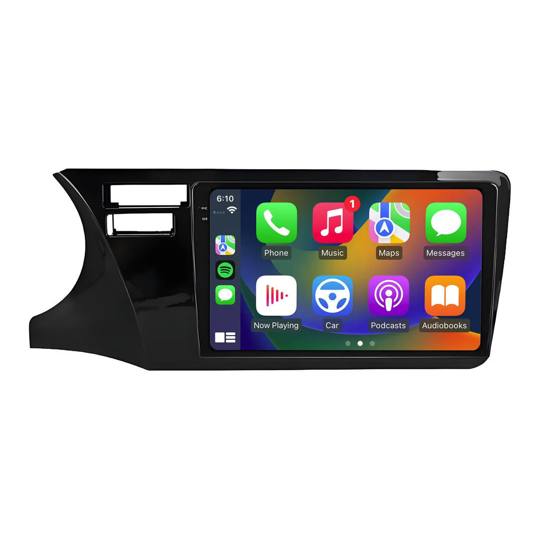 9.5 Inch 2K Touch Screen for Honda City 2014 2015 2016 2017 Radio, Android Car Stereo with Carplay Android Auto in Dash GPS Navigation Bluetooth WIFI FM Steering Wheel Controls
