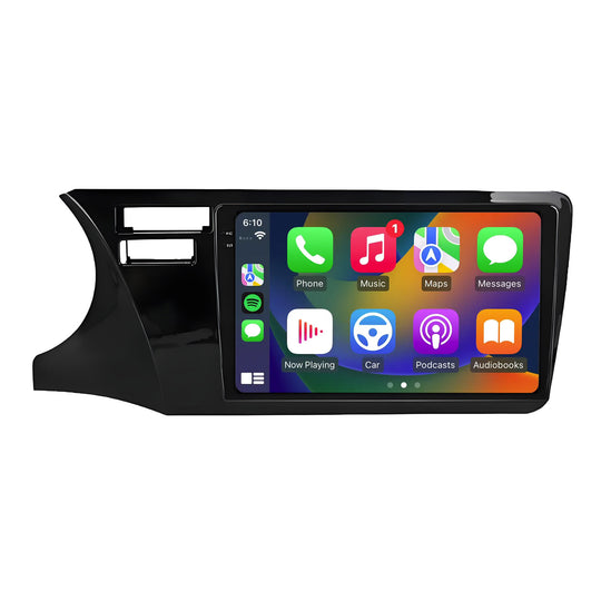9.5 Inch 2K Touch Screen for Honda City 2014 2015 2016 2017 Radio, Android Car Stereo with Carplay Android Auto in Dash GPS Navigation Bluetooth WIFI FM Steering Wheel Controls