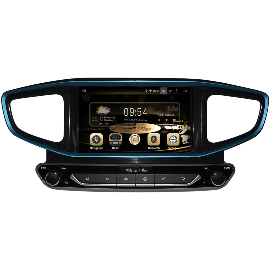 Android 13 Car Radio For HYUNDAI IONIQ 2016- /Ioniq Hybrid LHD with Carplay Android Auto Audio Video GPS Navigation Blutooth Head Unit
