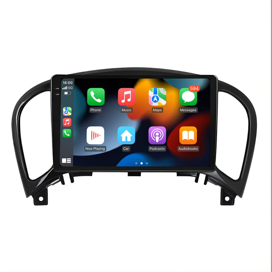 9 Inch Touch Screen for Nissan Juke 2010-2014 Radio, Android Car Stereo with Carplay Android Auto in Dash GPS Navigation Bluetooth WIFI FM Steering Wheel Controls