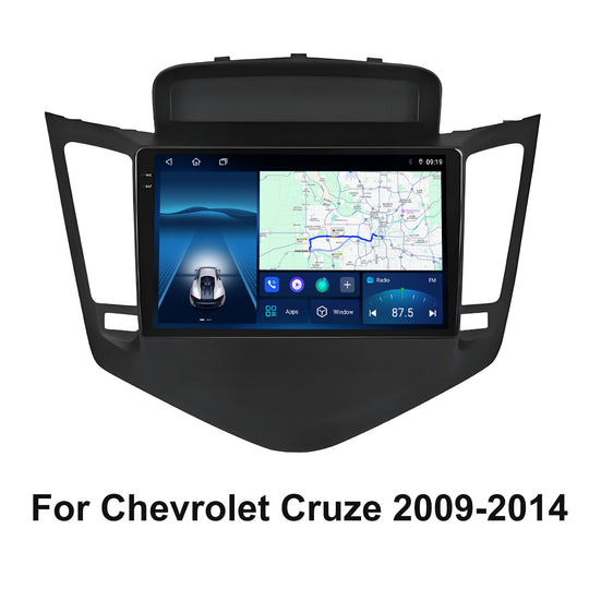 9 Inch Touch Screen for Chevrolet Cruze 2009-2014 Radio, Android Car Stereo with Carplay Android Auto in Dash GPS Navigation Bluetooth WIFI FM Steering Wheel Controls