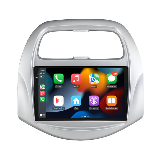 9 Inch Touch Screen for for For Chevrolet SparkBeat 2018 2020 Radio, Android Car Stereo with Carplay Android Auto in Dash GPS Navigation Bluetooth WIFI FM Steering Wheel Controls