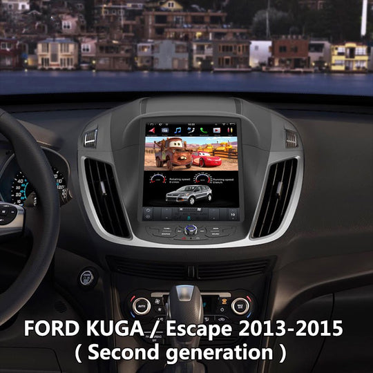 KSPIV 2023 Newest Tesla Style Car Radio for Ford Kuga Escape 2013-2018 Android11 Car Multimedia Player Navigation GPS Stereo Head Unit