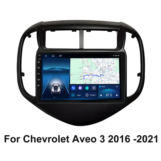 10 Inch Touch Screen for Chevrolet Aveo 3 2016 -2021 Radio, Android Car Stereo with Carplay Android Auto in Dash GPS Navigation Bluetooth WIFI FM Steering Wheel Controls