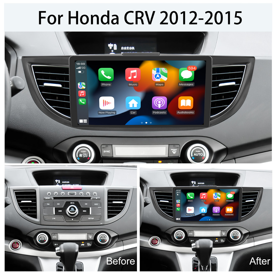 10 Inch GPS Navigation WIFI FM RDS BT Head Unit Android Multimedia Carplay Touch Screen Car Radio Player for Honda CRV 2012~2016