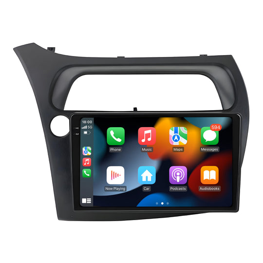 9 Inch Touch Screen for Honda Civic 2006-2011 Radio, Android Car Stereo with Carplay Android Auto in Dash GPS Navigation Bluetooth WIFI FM Steering Wheel Controls