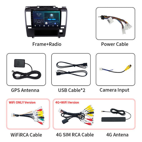 9 Inch 8 Core Car Stereo For Nissan Tiida 2005~2011 Touch Screen Radio Android Multimedia Player 4G BT DSP GPS Carplay