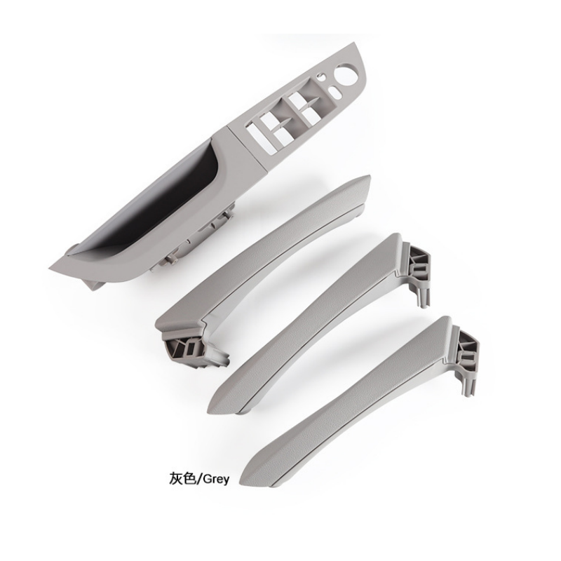 For BMW 3 Series 2004-2012 E90. E91. E92 Inner Handle Seven-Piece Set, Left-Hand Drive Version Interior Door Pull Handle Replace Cover Car Door Handle