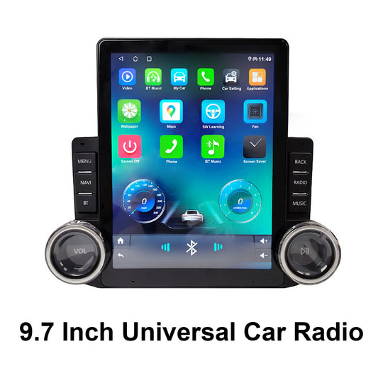 9.7 inch Android Monitor Touch Screen Wireless CarPlay Car GPS Naviagaiton Upgrade Universal Dashaboard Radio