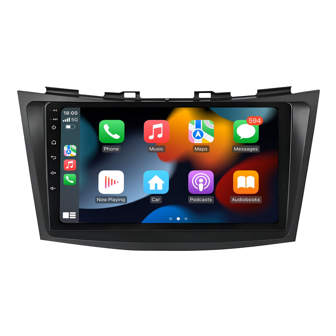9 Inch Touch Screen for Suzuki Swift 2011-2015 Radio, Android Car Stereo with Carplay Android Auto in Dash GPS Navigation Bluetooth WIFI FM Steering Wheel Controls