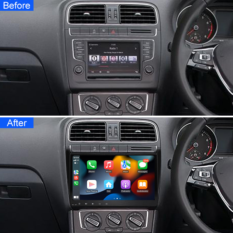 Android 10 Car Radio For Volkswagen VW Polo 2014 Multimedia Video Player GPS Navigation 4G Carplay 2din  Head Unit