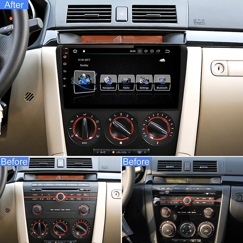 Car Radio For MAZDA 6 / ATENZA 2013- Wireless Carplay Android Auto Stereo Multimedia Player WiFi 4G 2 Din