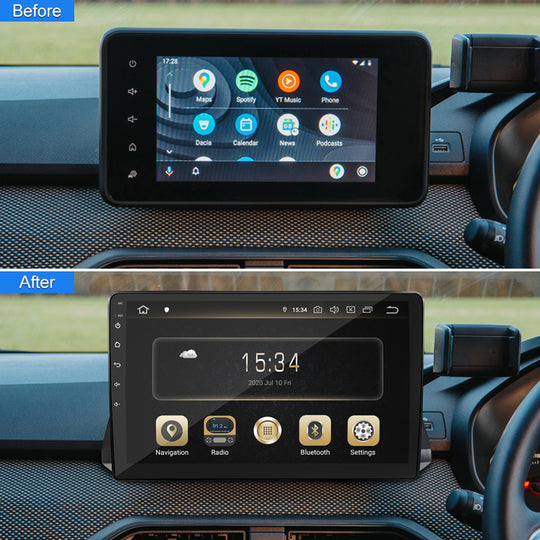 Car Radio For Renault Taliant Sandero Dacia Logan Stepway 2021- 2Din Car Stereo GPS Navigation Player Multimedia Android Auto Carplay