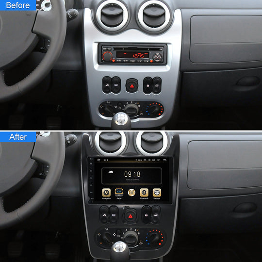 Android  2Din Car Radio Multimedia for Renault Sandero  /Dacia Sandero 2008 - 2012 Carplay Navigation Head Unit Stereo