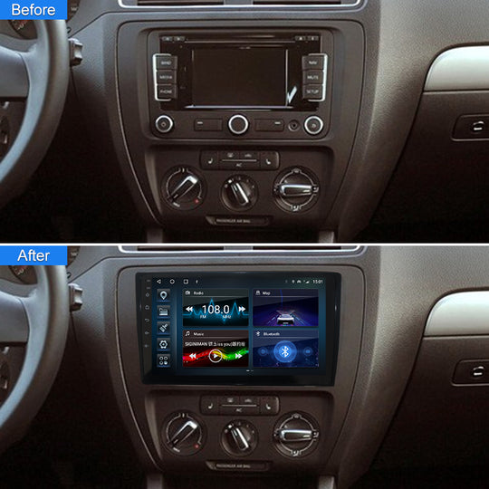 9 Inch Android For Volkswagen VW Polo Jetta Skoda Octavia Golf B6 Touran Car Radio 2din Multimedia Player Carplay Auto GPS Navigation
