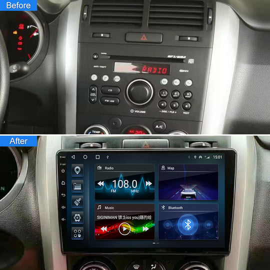 9 Inch QLED Wireless Carplay Android Auto Car Stereo Radio for SUZUKI GRAND VITARA 2005-2015  | AHD DVR GPS 4GLTE RDS DSP