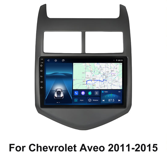 10 Inch Touch Screen for Chevrolet Aveo 2011-2015 Radio, Android Car Stereo with Carplay Android Auto in Dash GPS Navigation Bluetooth WIFI FM Steering Wheel Controls