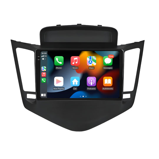 9 Inch Touch Screen for Chevrolet Cruze 2009-2014 Radio, Android Car Stereo with Carplay Android Auto in Dash GPS Navigation Bluetooth WIFI FM Steering Wheel Controls