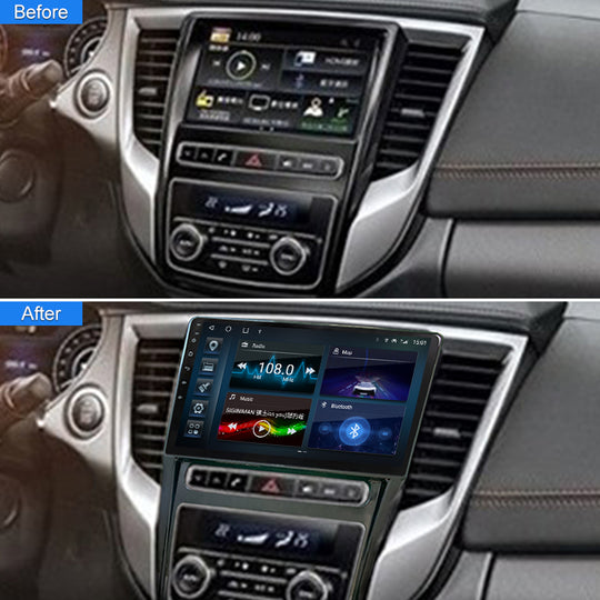 9 Inch Car Radio Android 13 For Mitsubishi Lancer Lancer EX Grand Lancer 2017- QLED AHD Wireless Carplay Auto Multimedia No 2din Stereo RDS