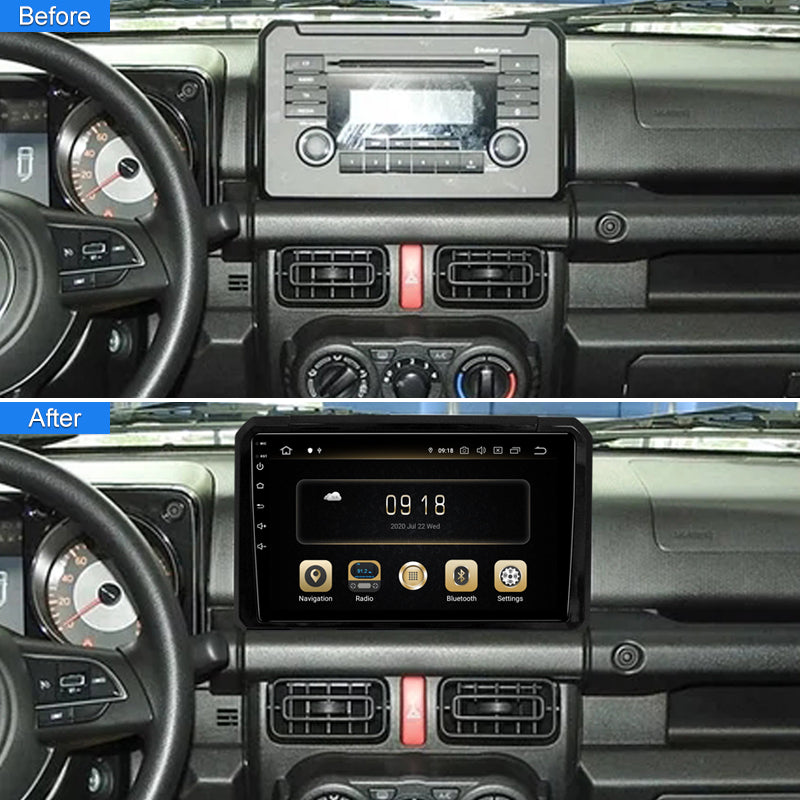 9" Android Touch Screen Car Multimedia Player For Suzuki Jimny 2018- Carplay GPS Navigation Wireless Carplay Stereo