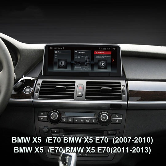 10.25 Inch Central Multimedia Android 9 Car Radio for BMW X5 E70 X6 E71 2007-2013 Original CCC/CIC 6-Core GPS in Dash Navigation Bluetooth