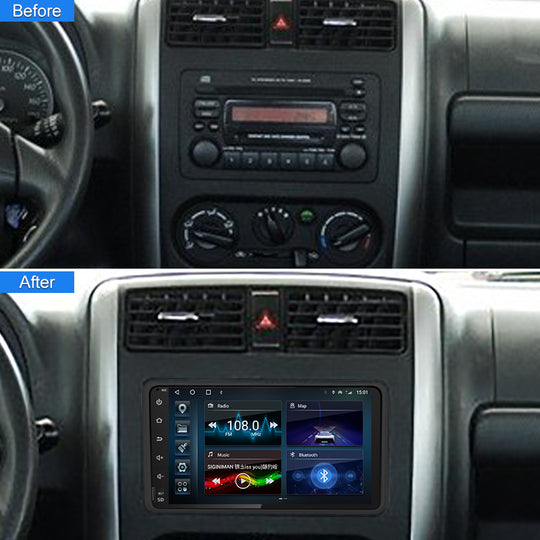 Android 13 Car Radio Auto DVD For Suzuki Jimny 2005-2017 Suzuki Sierra Chevrolet Mazda Multimedia Player Stereo Head Unit GPS Navigatio CPU WIFI