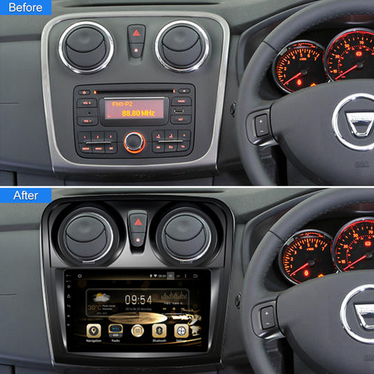 9" Android Car Radio Multimedia Player for Renault sandero /logan 2014-2017 2 Din GPS Carplay Stereo DVD Head Unit