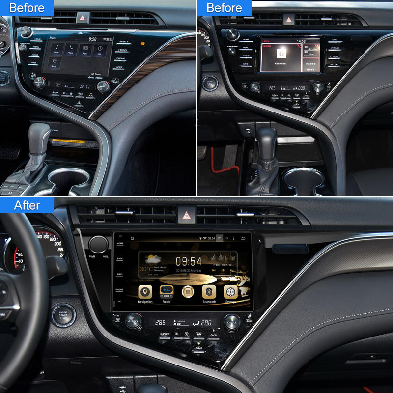 Android 10" Car Multimedia Video Player For Toyota Camry 8 XV 70 2017-2020 Middle Level 2din 64G Bluetooth GPS Navigation Stereo