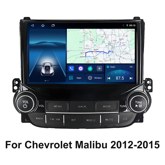 9.5 Inch 2K Touch Screen for Chevrolet Malibu 2012-2015 Radio, Android Car Stereo with Carplay Android Auto in Dash GPS Navigation Bluetooth WIFI FM Steering Wheel Controls