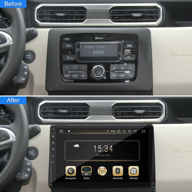 10.1 inch Car Radio Video Multimedia Player for Renault Duster /Dacia Duster 2018- Android 13 GPS Navigation Carplay 360 Camera RDS