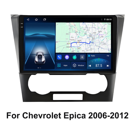 10 Inch 2K Touch Screen for Chevrolet Epica 2006-2012 Radio, Android Car Stereo with Carplay Android Auto in Dash GPS Navigation Bluetooth WIFI FM Steering Wheel Controls