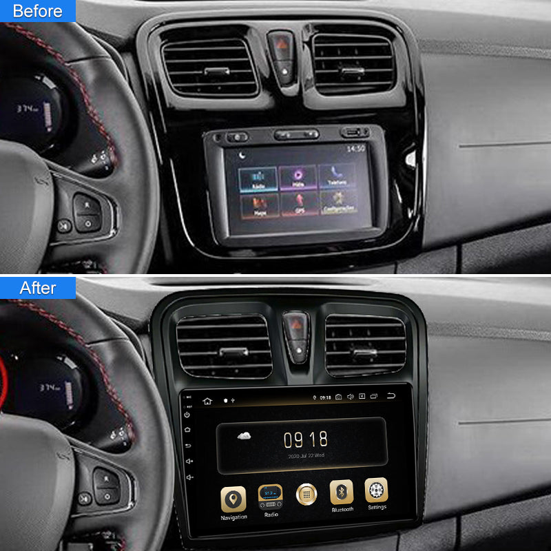 9" Android Car Radio Multimedia Player for For Vehicle Brands/Model Renault 2 Din GPS Carplay Stereo DVD Head Unit