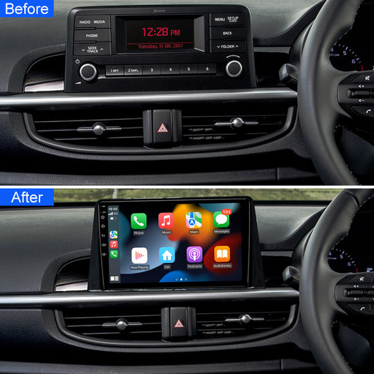 Android 9 For Kia Morning 3 Picanto 2017 Car Radio Multimedia Video Player Navigation GPS Touch Screen QLED Touch Screen