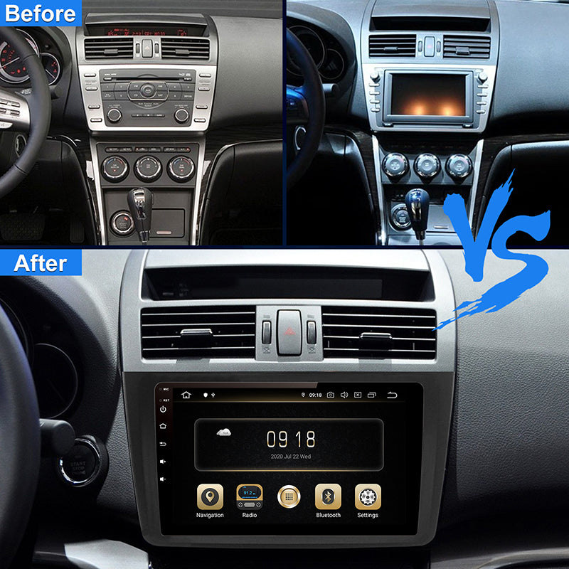8Core 9 Inch Screen Multimedia Video Player Android 10 for MAZDA 6/Ruiyi/Ultra 2008- Car Radio Stereo Carplay GPS Navigation