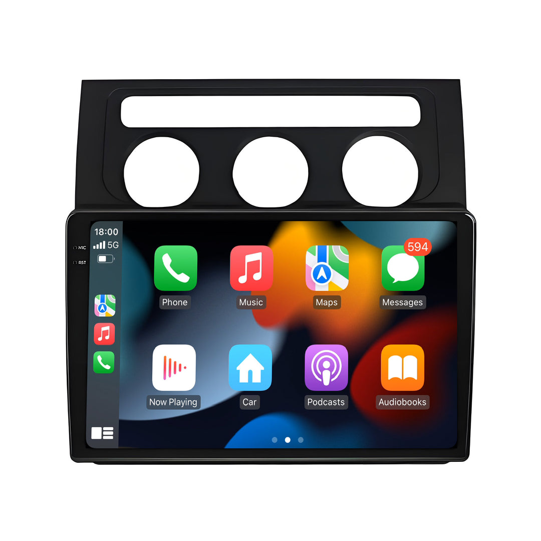 10 Inch Touch Screen for VW Touran 2003-2010 Radio, Android Car Stereo with Carplay Android Auto in Dash GPS Navigation Bluetooth WIFI FM Steering Wheel Controls