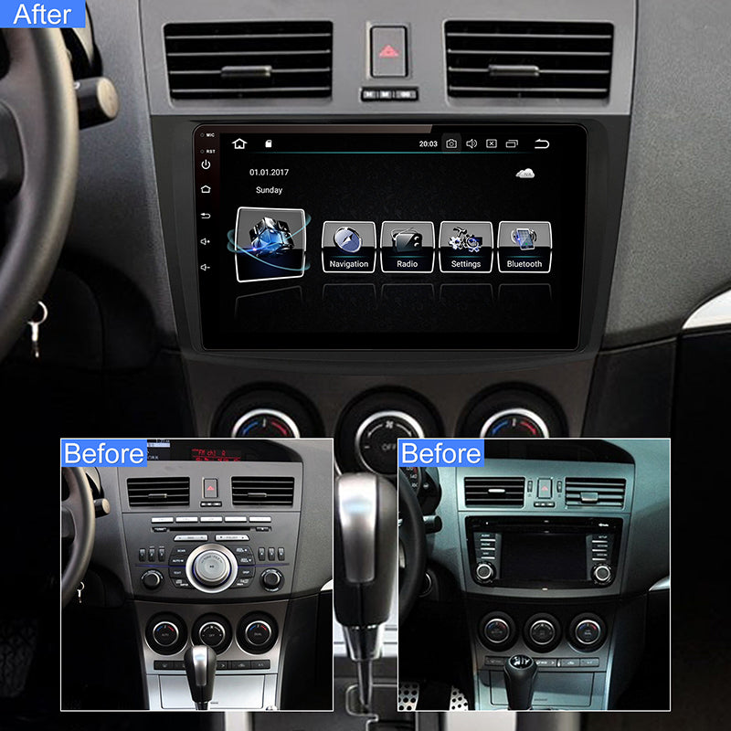 9" Android Car radio Multimedia player For MAZDA 3 2010- 2din 4G dsp Carplay 7862 Autoradio GPS Stereo Head Unit