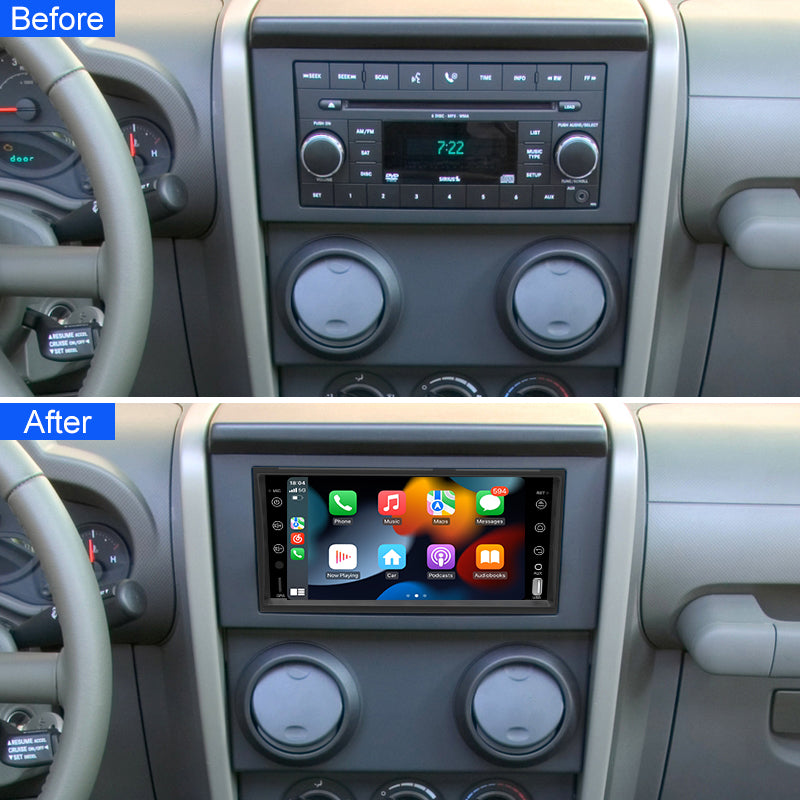 Android Car Radio Stereo Multimedia GPS Navigation For Jeep Compass Commander Grand Cherokee Wrangler Liberty DSP CarPlay AUTO